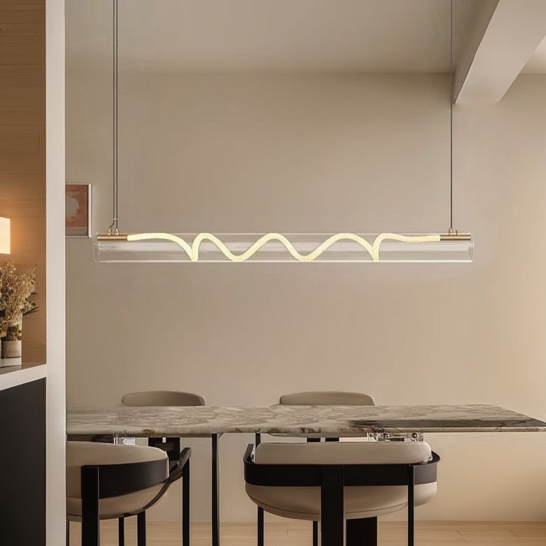 Підвісний світильник золотий L-100 cm Led 62W Gold Rope glass 250222-100004152