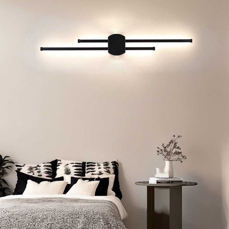 Настінні світильники 2 lines 3000K-6000K H-60 см Led 20W / H-90 см Led 30W / H-120 см Led 40W Black 241219-100003983