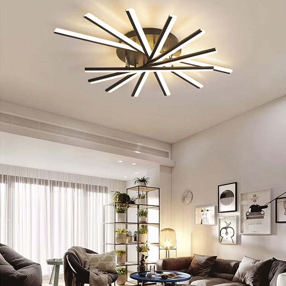 Стельовий світильник Geometry D-60cm / D-80cm Led 3000K-6000K Black 250218-100004139