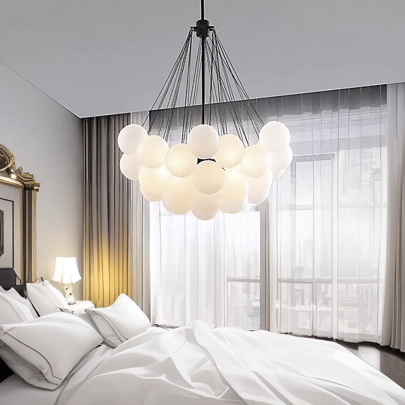 Люстра Tender White Pumpo Bubbles 3xE27 / Silver / Black / Gold 210718-100000014