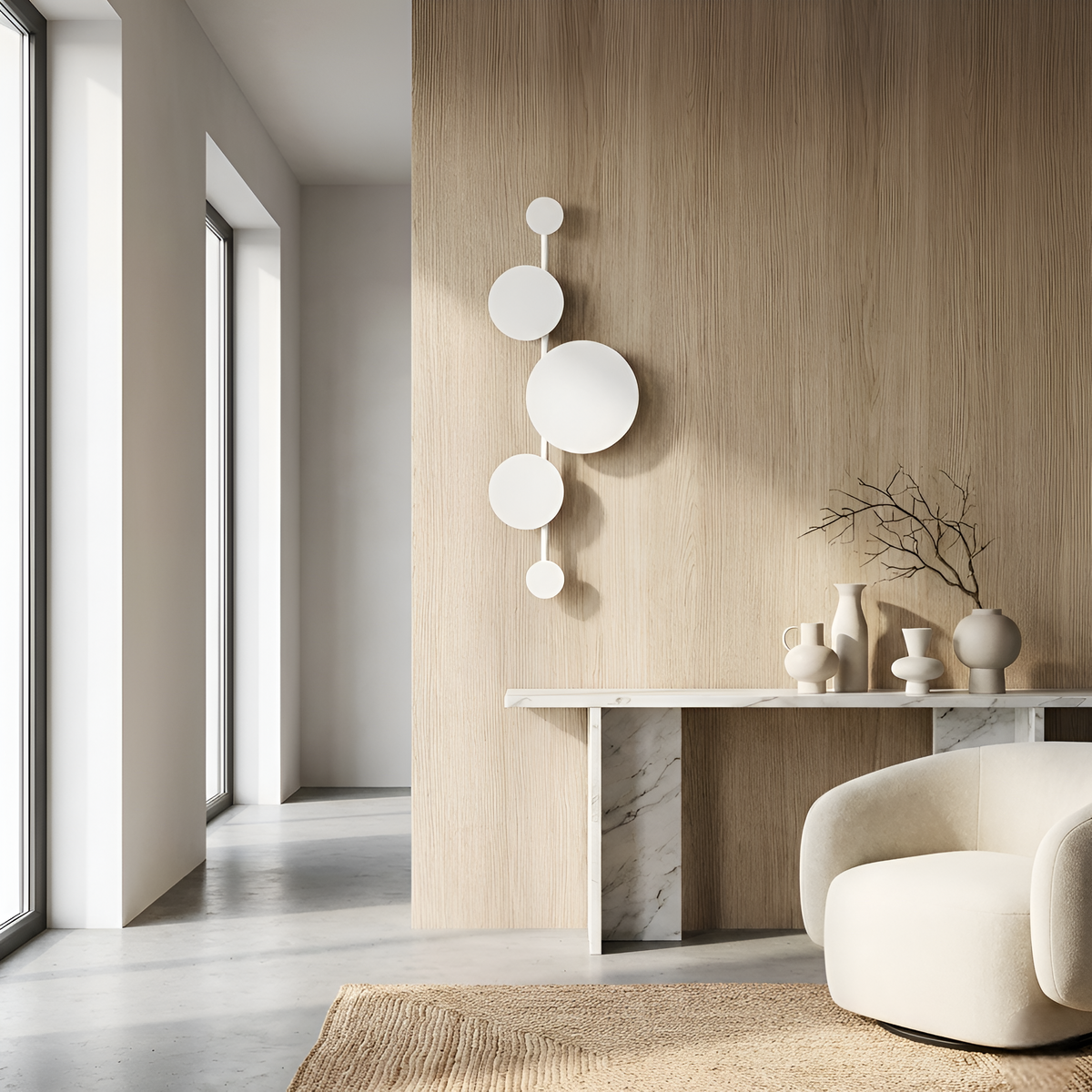 Бра декоративне L-107 cm G9 White Molecular 260141-100007154