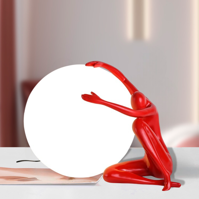 Настільна лампа Abstract Character у 2- розмірах Е27 Red 250431-100004388
