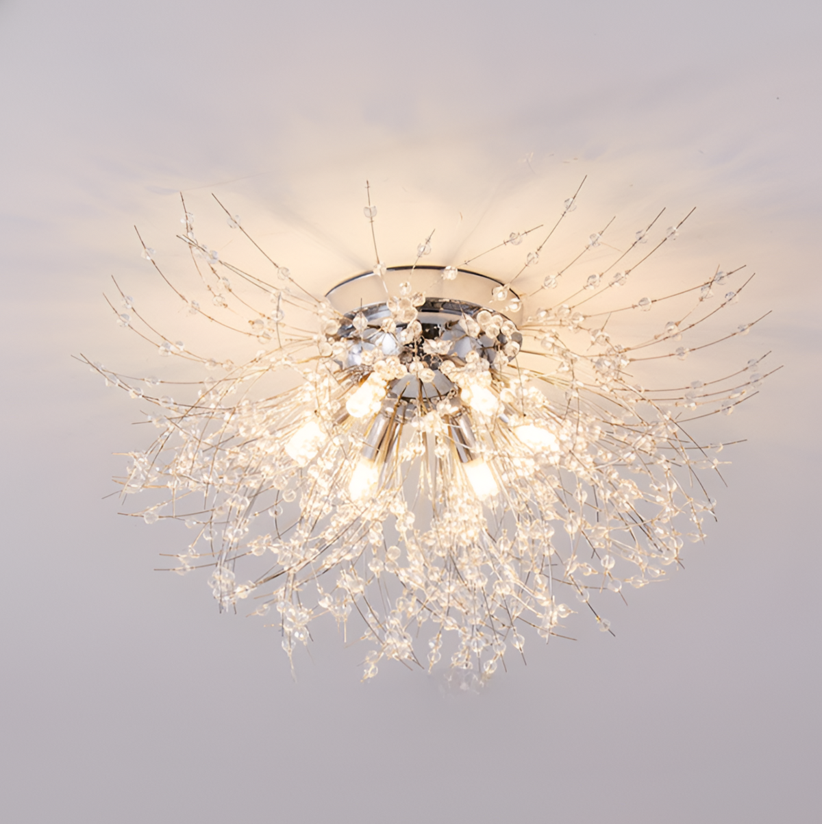 Люстра стельова Dandelion D-55cm Chrome G9 250618-100005053