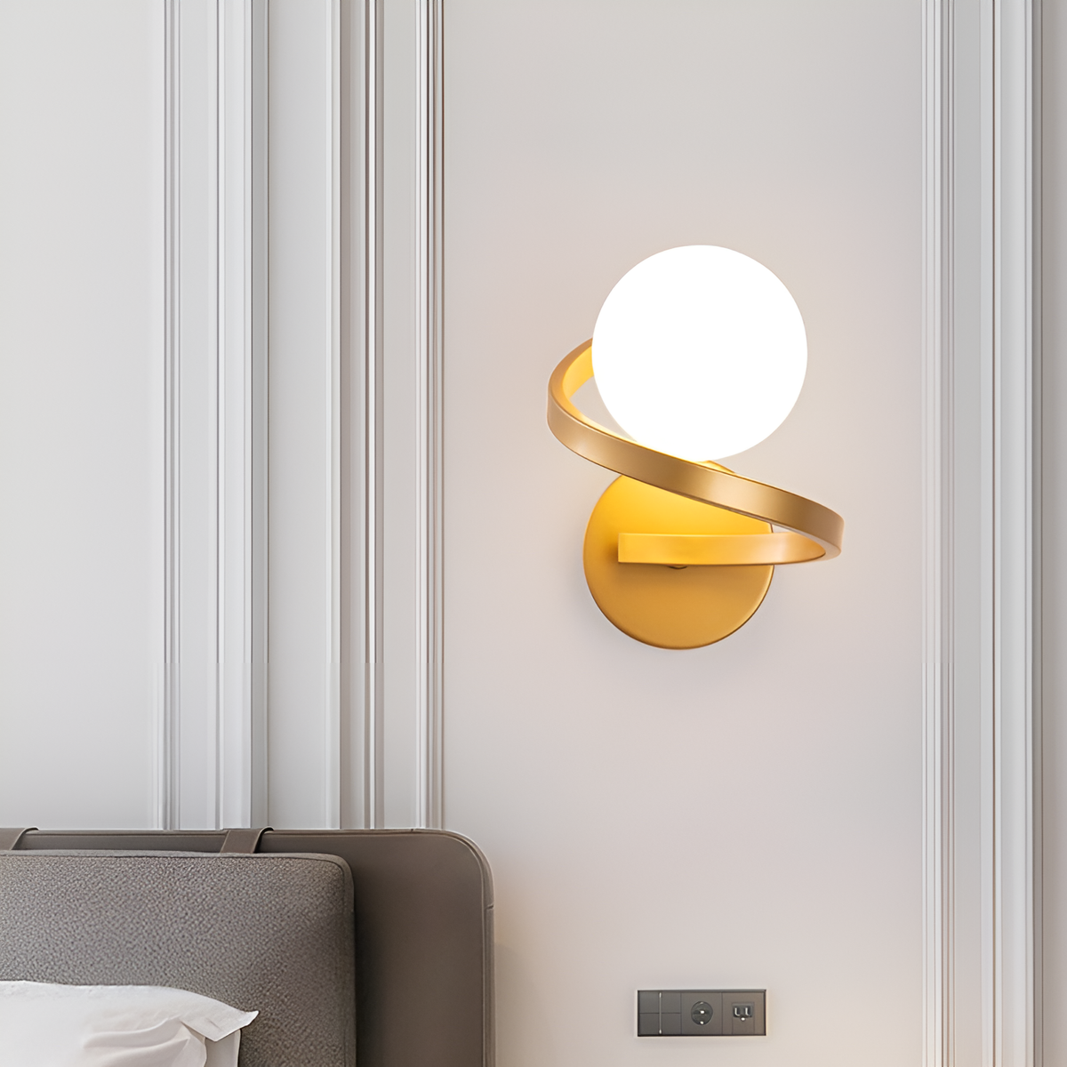 Бра Spiral bollo Gold G9 Gold 250580-100004764