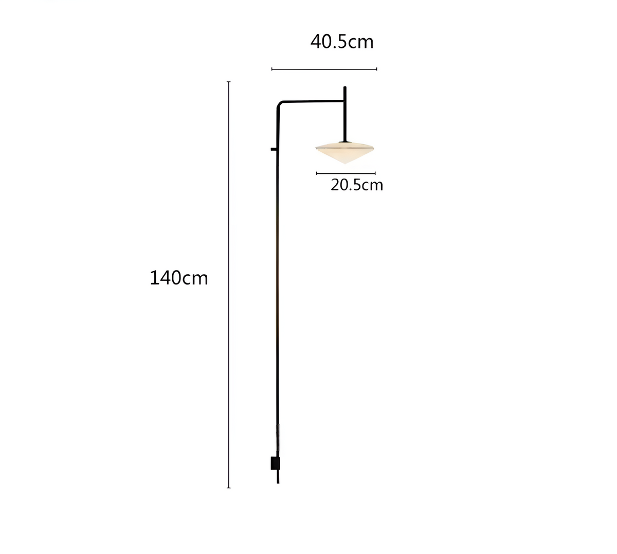 Бра Tempo vertical Black 250458-100004643
