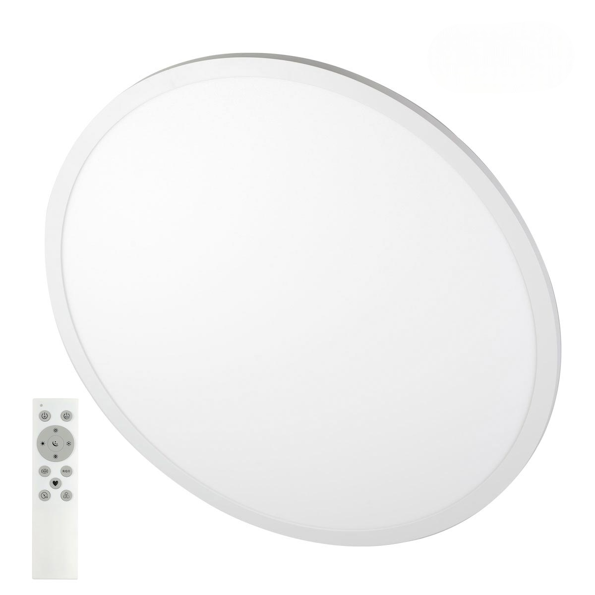 Стельовий світильник ультратонкий білий круглий D-29.5 cm / D-42 cm / D-50 cm Led+RGB 49W 4500К White Circle 250578-100004982