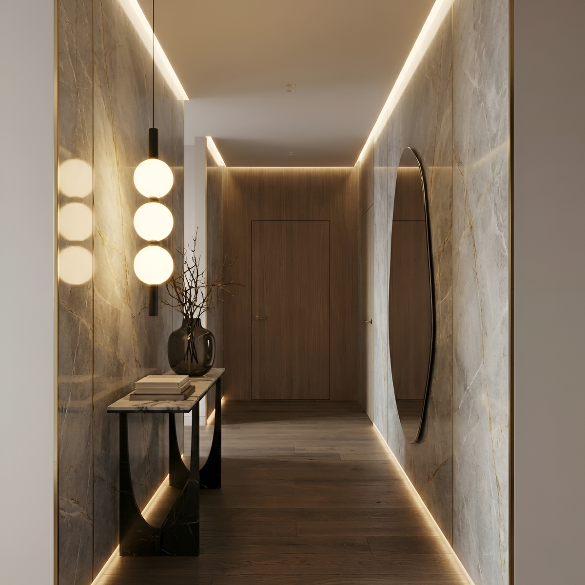 Підвісний світильник чорний Led 6W 3000K-6000K Black+White Pearls 260131-100007142