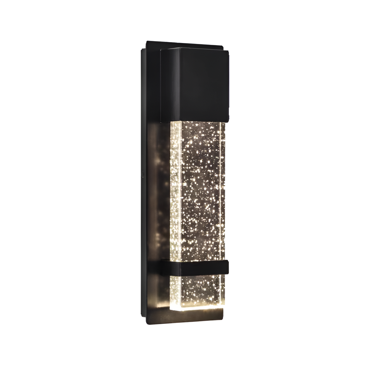 Світильник настінний чорний з прозорим плафоном H-35 cm Led 12W Black Bubbles Grand 251122-100006622
