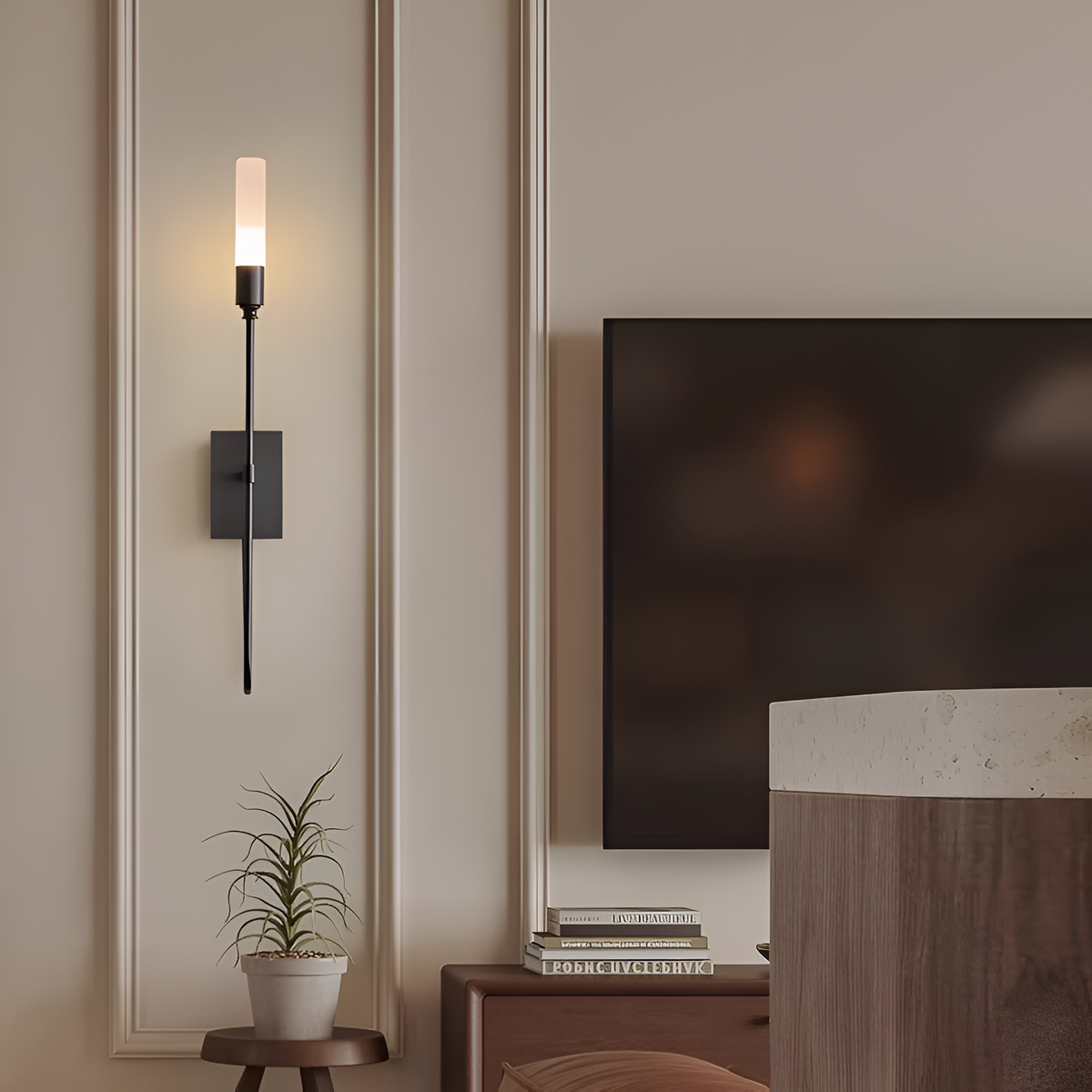 Настінний світильник чорний H-68 cm G9 Black Chandelier 251118-100006657