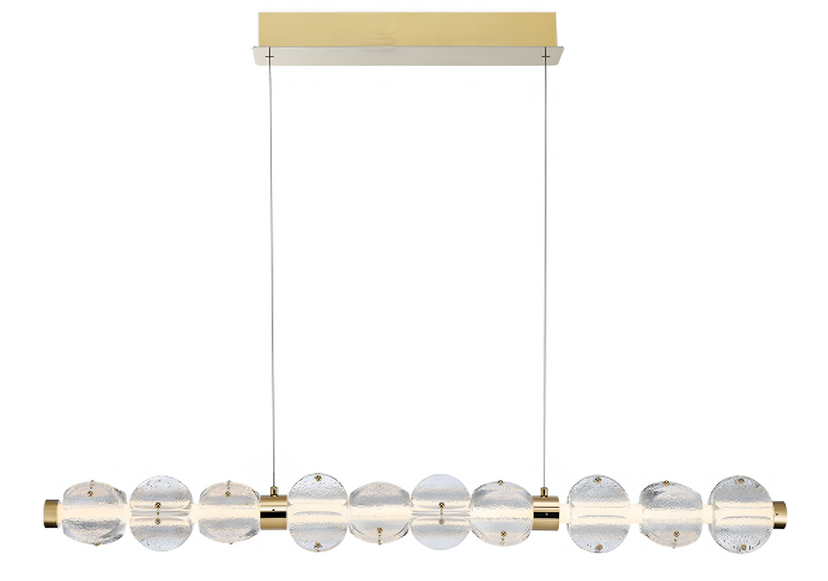 Підвісна люстра золота L-133 cm Led 45W Gold Bracelet 260817-100008561