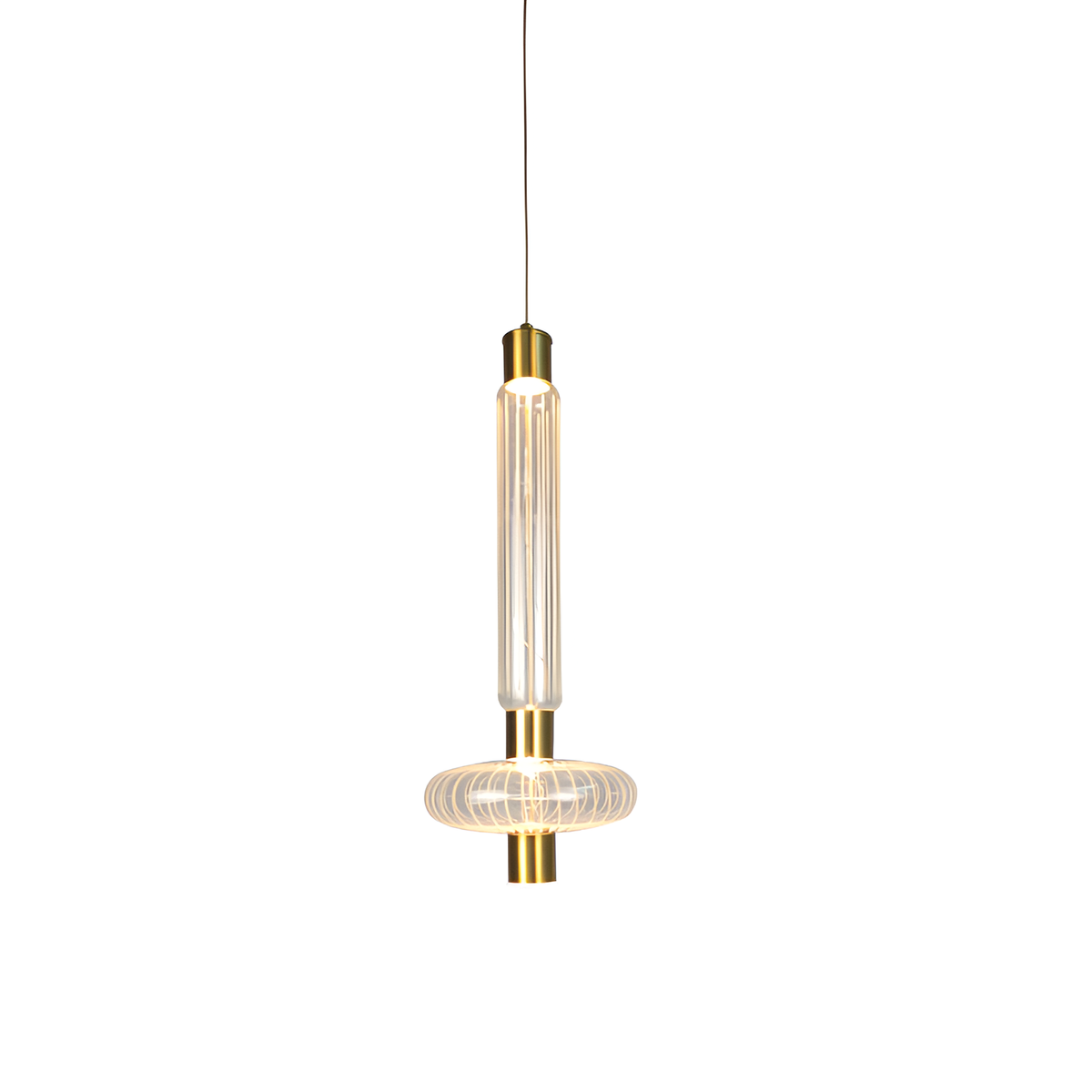 Підвісний світильник золотий H-49.5 cm Led Gold Tron 260222-100007416