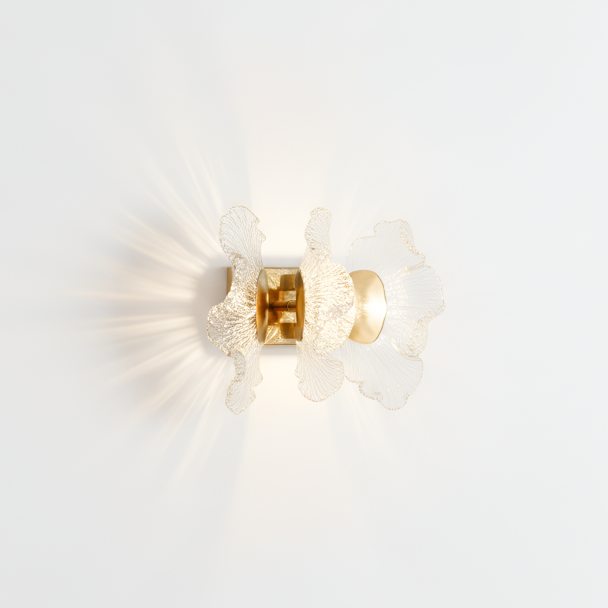 Настінний світильник золотий Led 15W Gold Flower 260222-100007406