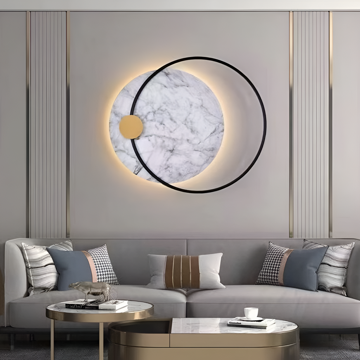 Бра D-80 cm Marble imitation Орбіта 220618-100000814