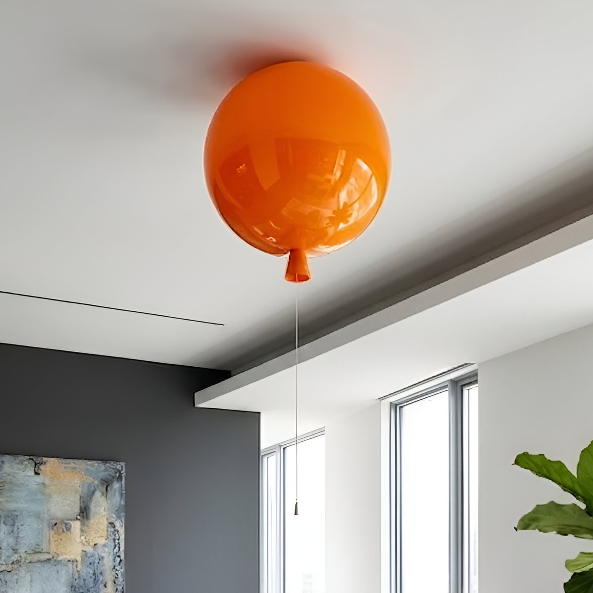 Світильники помаранчеві H-28 cm / H-34 cm E27 Orange Ball 260726-100008357