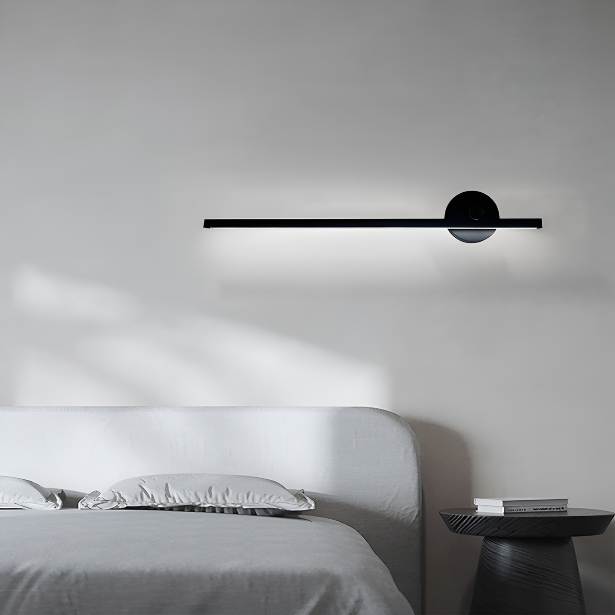 Настінний світильник чорний бокове світло L-90 cm Led 24W 4000K Black Pipe Line Pin 251160-100006561
