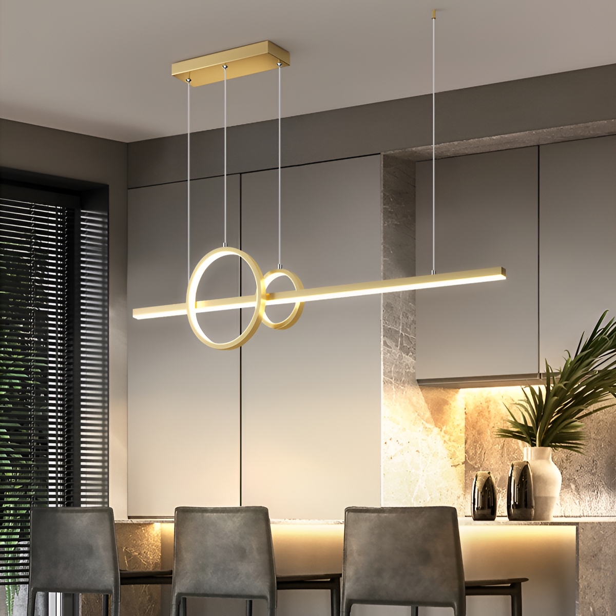 Люстра Geometry 40W Gold 250476-100004382