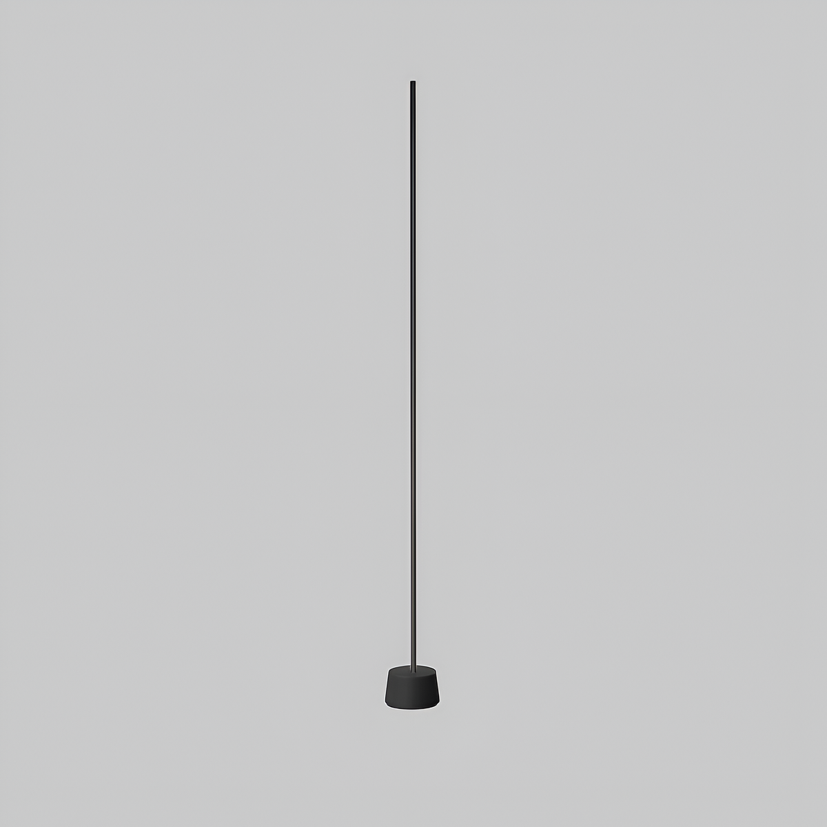 Торшери металеві лінійні чорні H-131 cm Led 12W 3000K / 4000K Black Pipeline 251225-100006940
