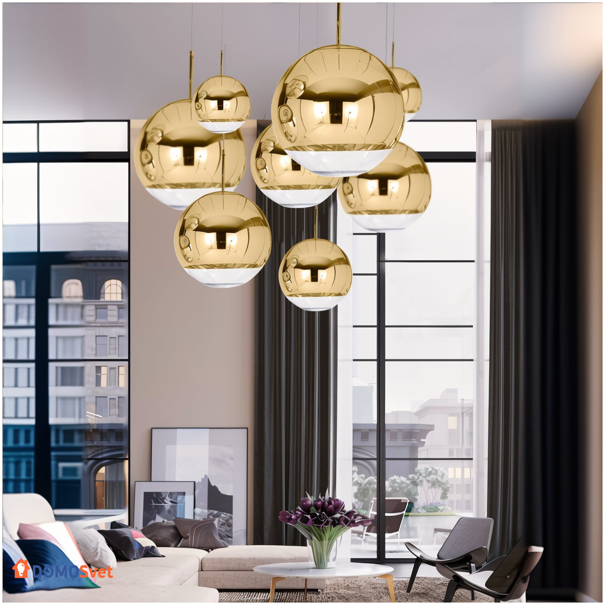 Люстра Bollo Ball Domosvet Design 250914-241781