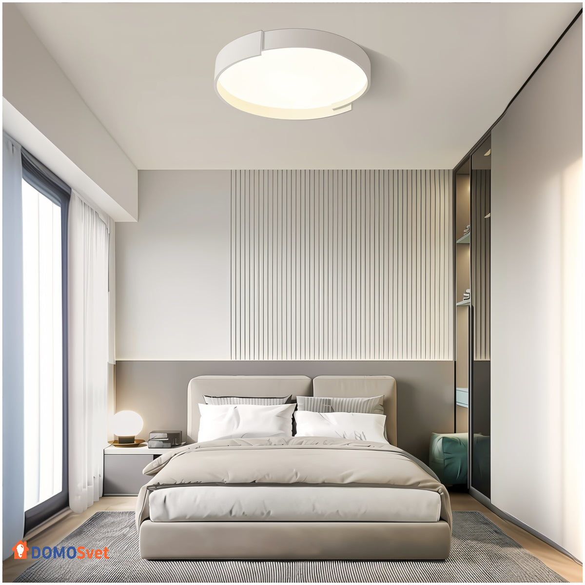 Стельова Люстра Circle Moony Led Lamp Domosvet Design 250914-241815