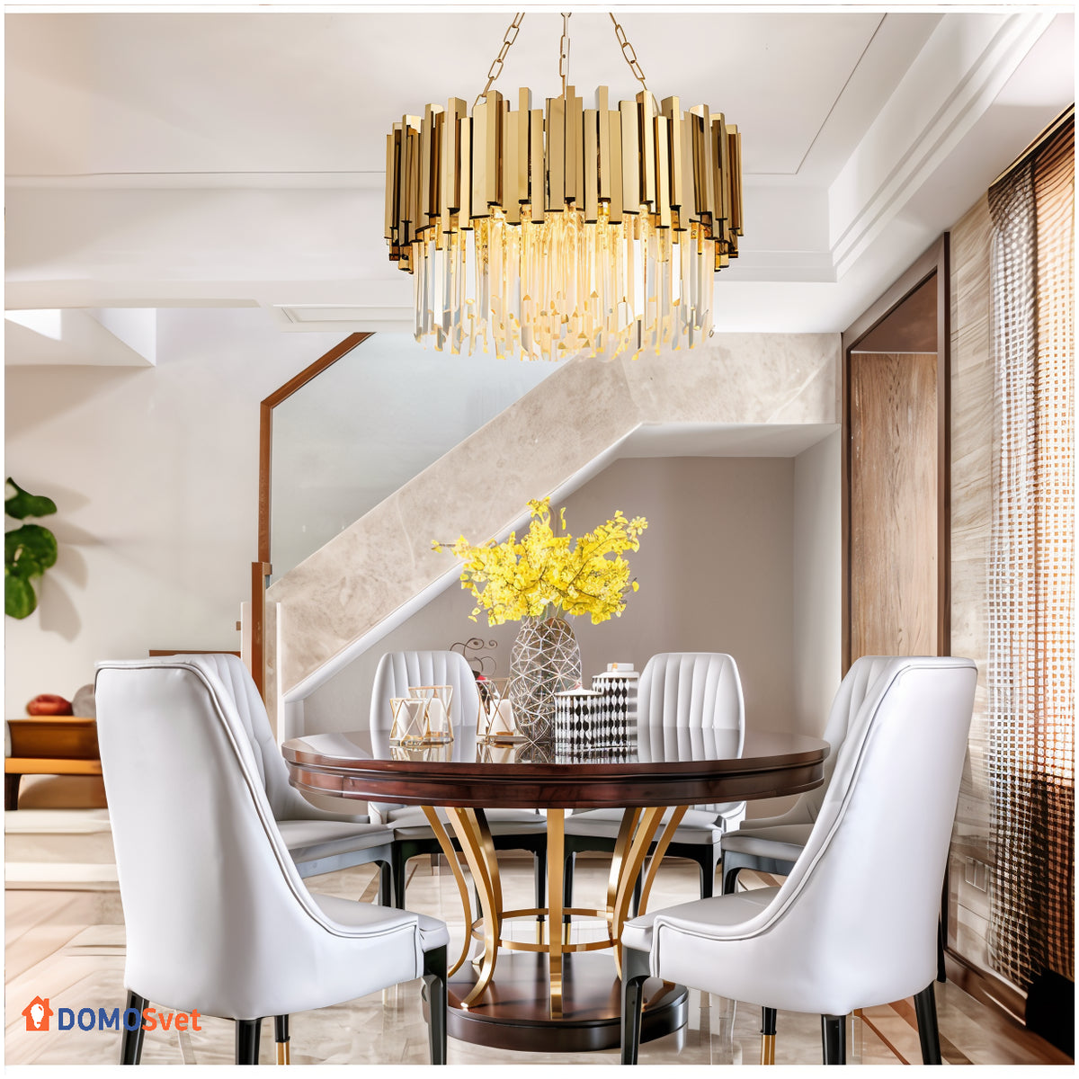 Підвісна Серія Люстр Empire Gold Domosvet Design 250914-241844