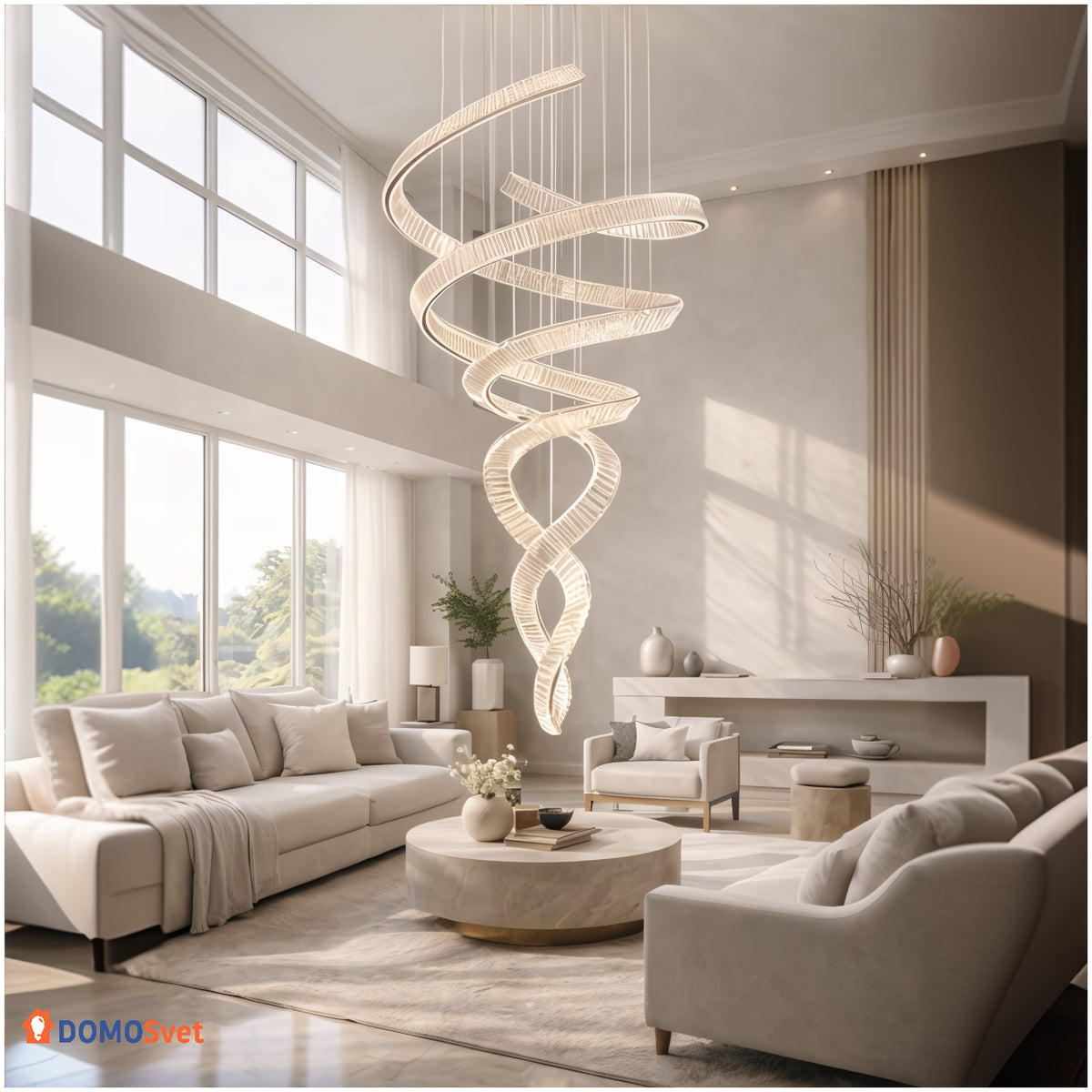 Люстра Spiral Quwi Domosvet Design 260814-249058