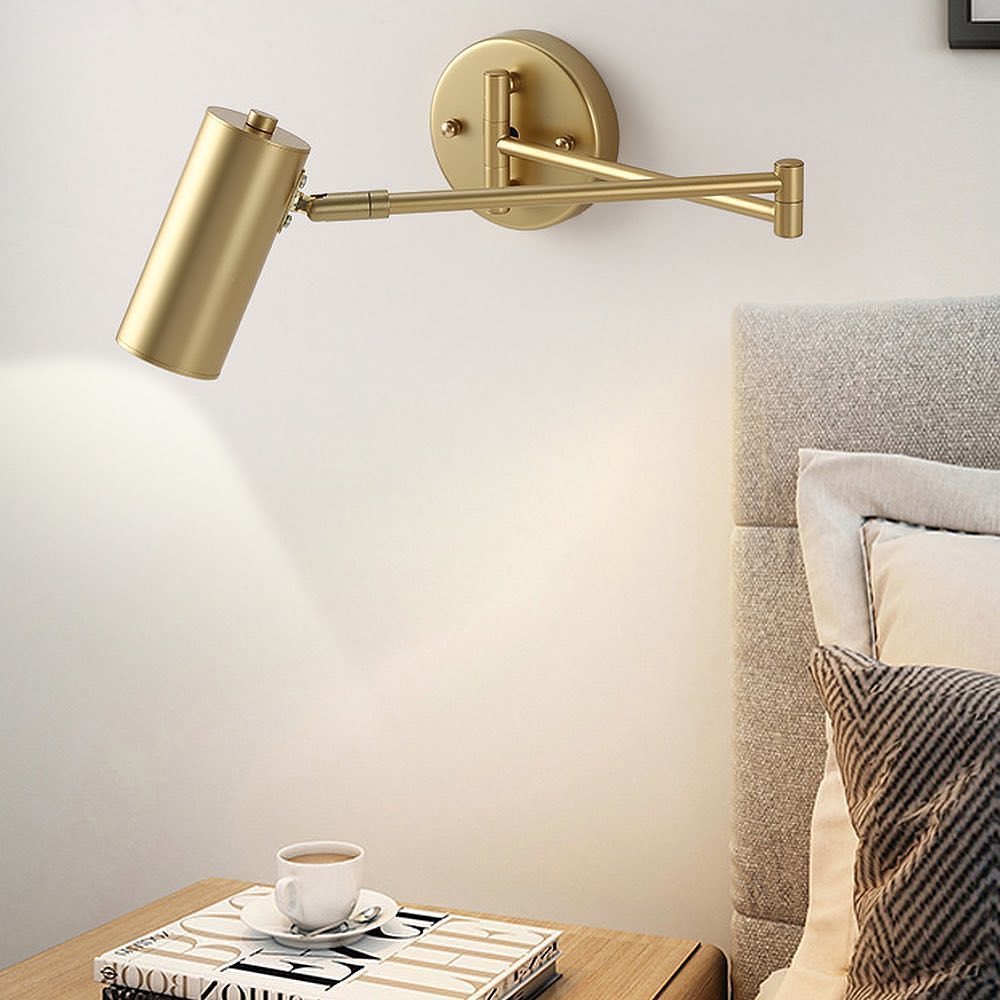 Бра поворотне чорне L-60 cm D-7 cm GU10 Black/Gold Turn 220522-100000760