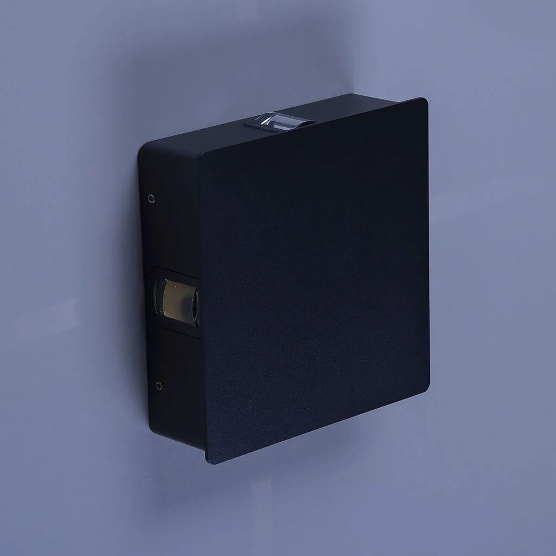 Бра чорне квадратне W-15 cm Led 16W Black Square 230526-100002045