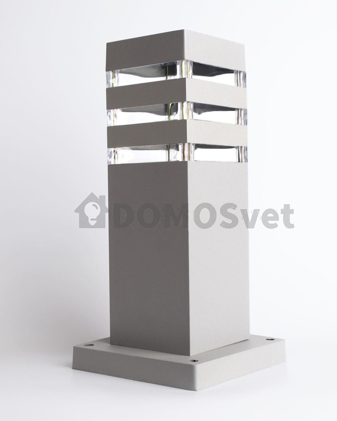 Вуличний стовбчик сірий 1xE27 IP54 Grey Olivia 260619-100008167