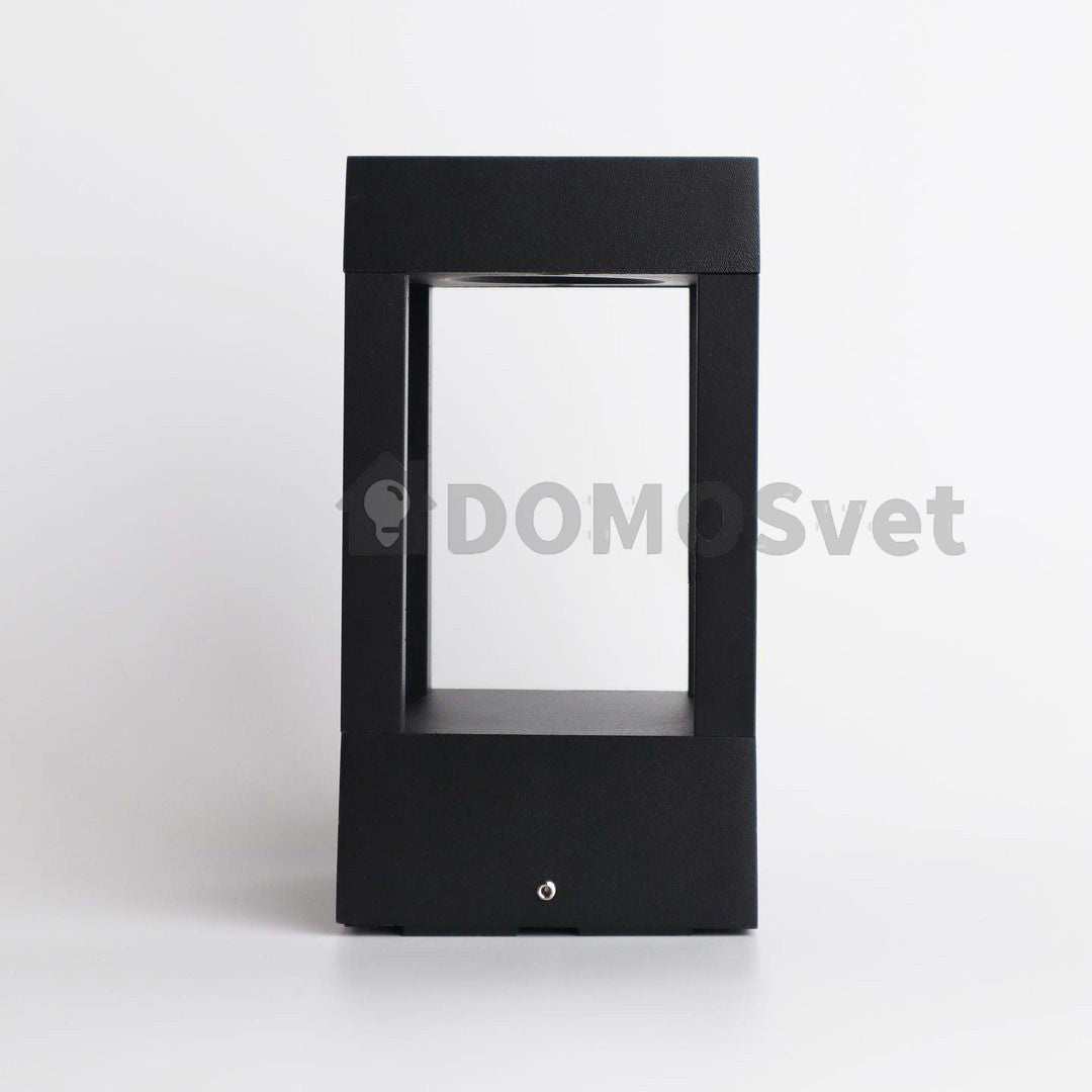 Вуличний чорний стовбчик H-20 cm Led 7W IP65 3000K Black Naomy 230619-100002120
