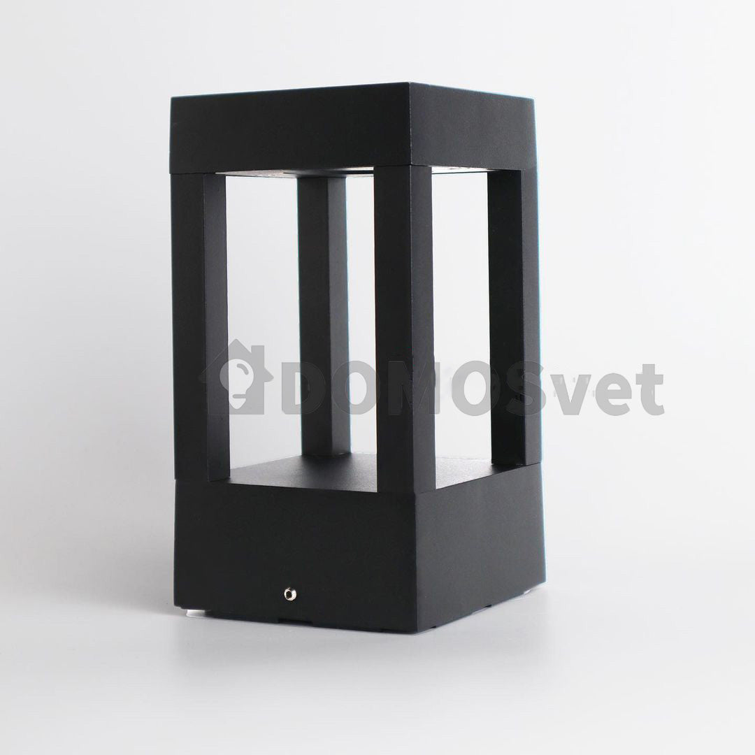 Вуличний чорний стовбчик H-20 cm Led 7W IP65 3000K Black Naomy 230619-100002120