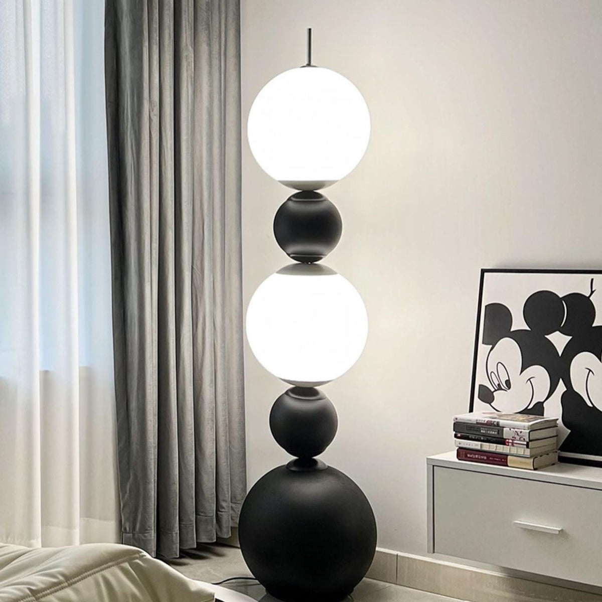 Торшер Black white H-155 см 24W 230858-100002455