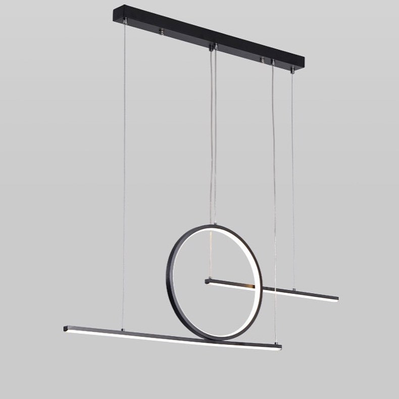 Люстра Mr Hoops 2 L-75 см 3000К-4500К-6000К 25W Black 230918-100002586