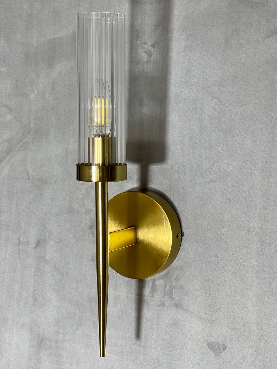 Настінний світильник золотий H-43 cm E14 Gold Curzone 251188-100006518
