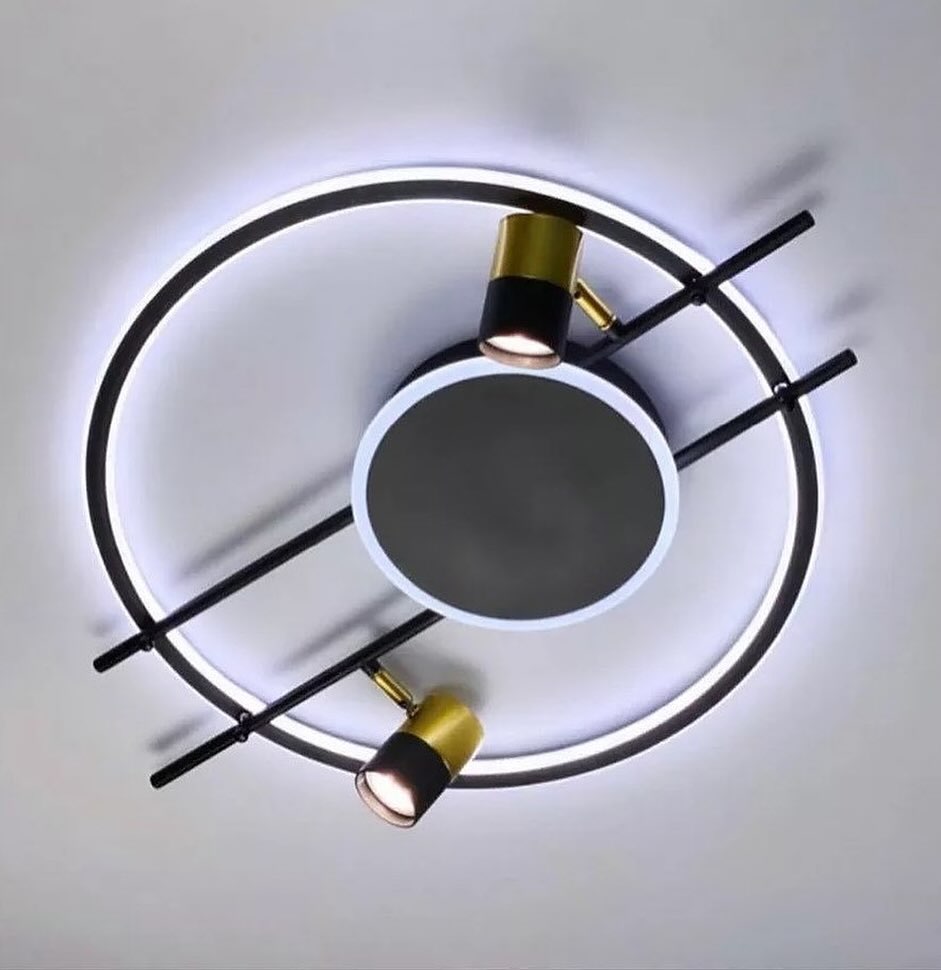 Стельова люстра Ceiling Shine D50 3000К-6000К Black+Gold DS-Design 240158-100002969