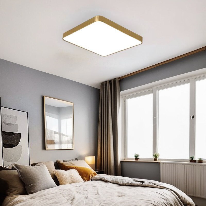 Стельова Люстра Ceiling Square L-30 cm 3000-6000K Gold 240876-100003580