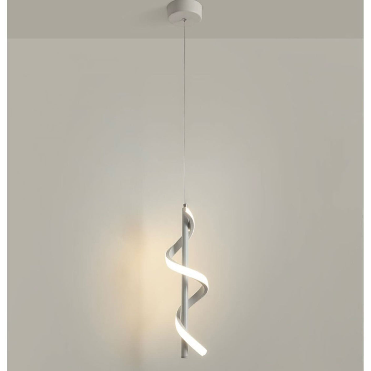 Підвіс Vortex lamp Н-80-210 см W-12 см 10W 3000K-6000K White / Black 240219-100003085