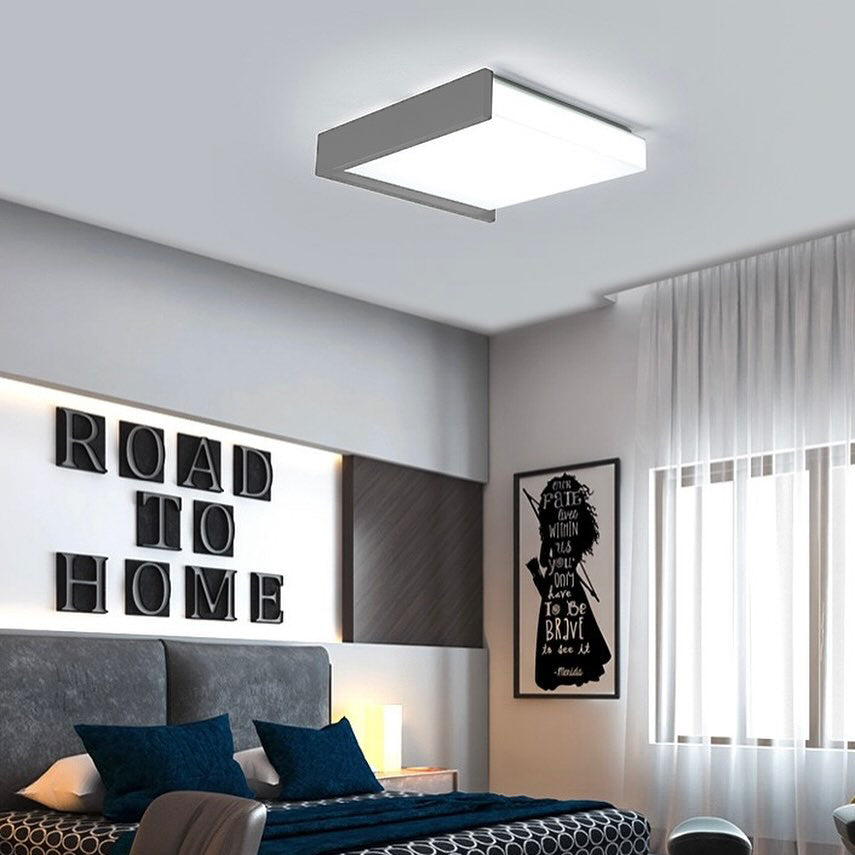 Стельовий світильник з пультом Quadro Grey H-11 см W-55 см 48W 3000K-6000K 240319-100003163