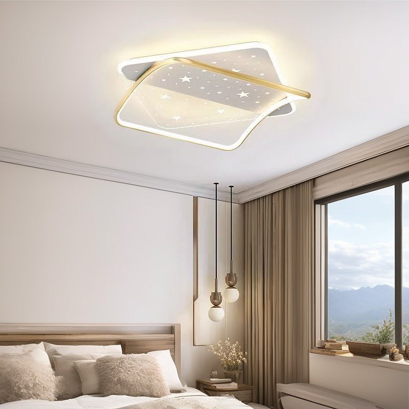 Стельовий світильник із зірками Sun system Stars L-48 cm 60W 3000K-6000K IP20 Gold + White 240876-100003552