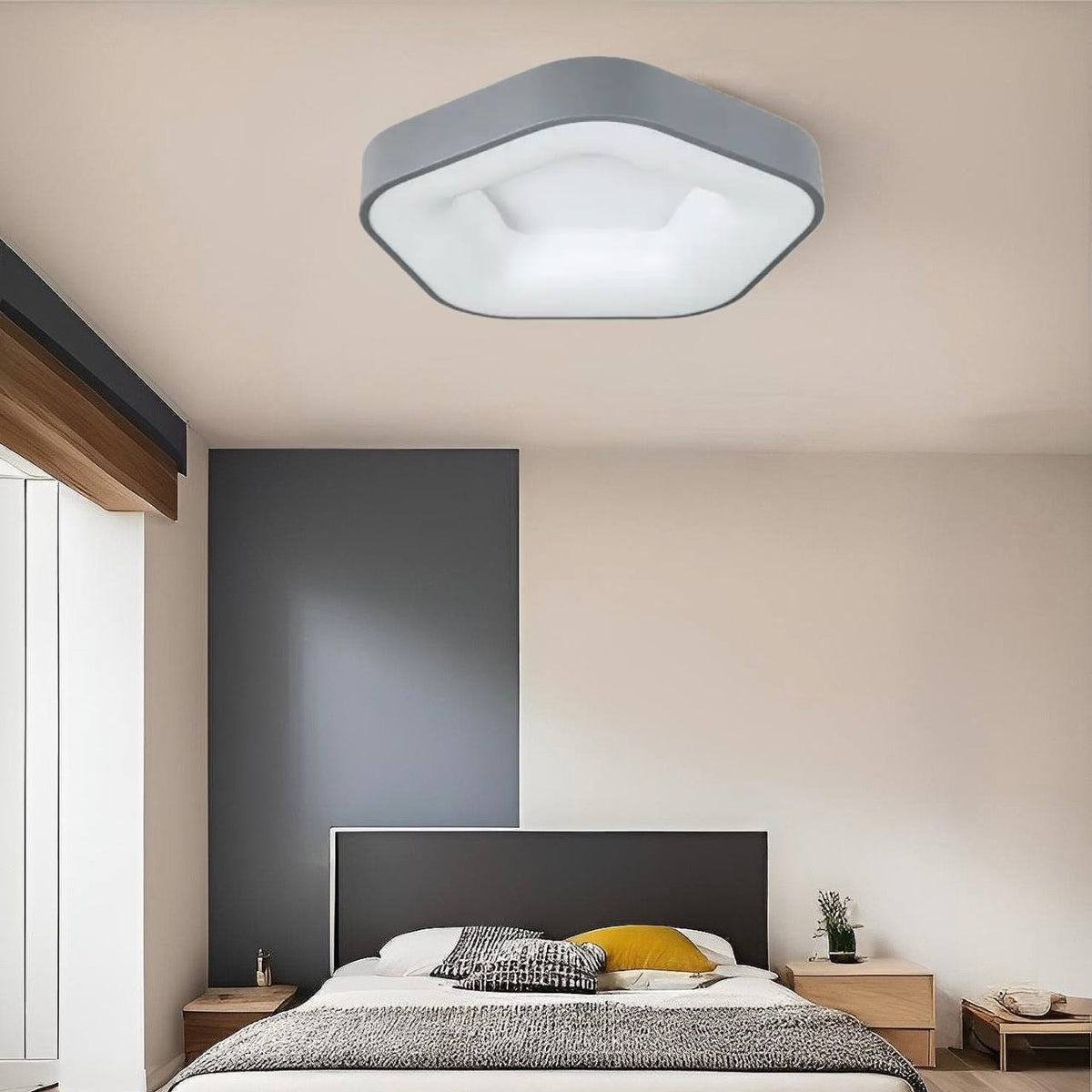 Стельовий світильник 5 Corners D440 Led 50W 3000K 4500K 6000К Gray 240931-100003778