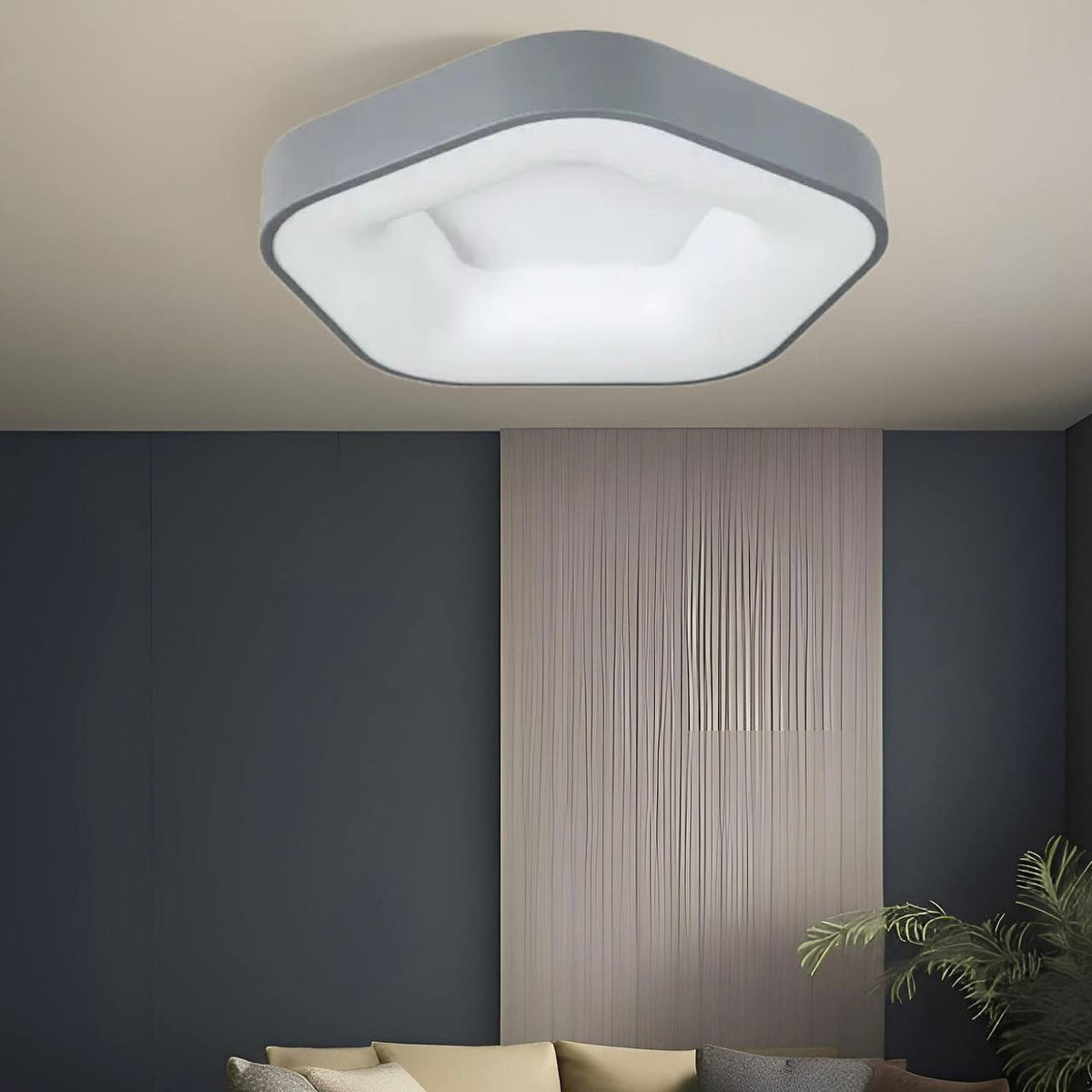 Стельовий світильник 5 Corners D440 Led 50W 3000K 4500K 6000К Gray 240931-100003778