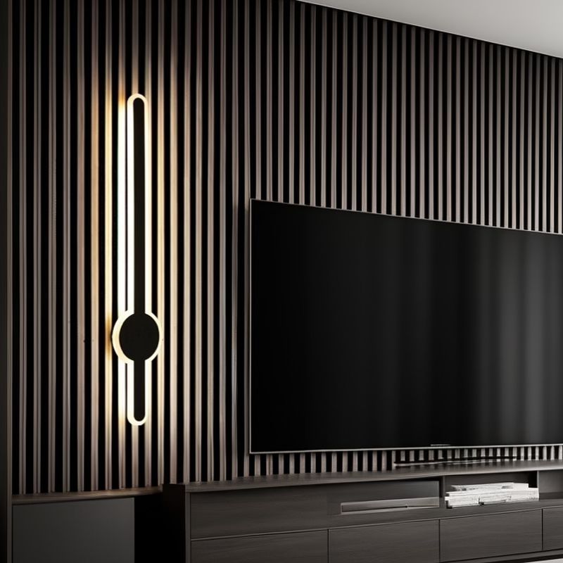 Бра Figure wall black L-40 cm / L-60 cm / L-80 cm 4000K 241018-100003833