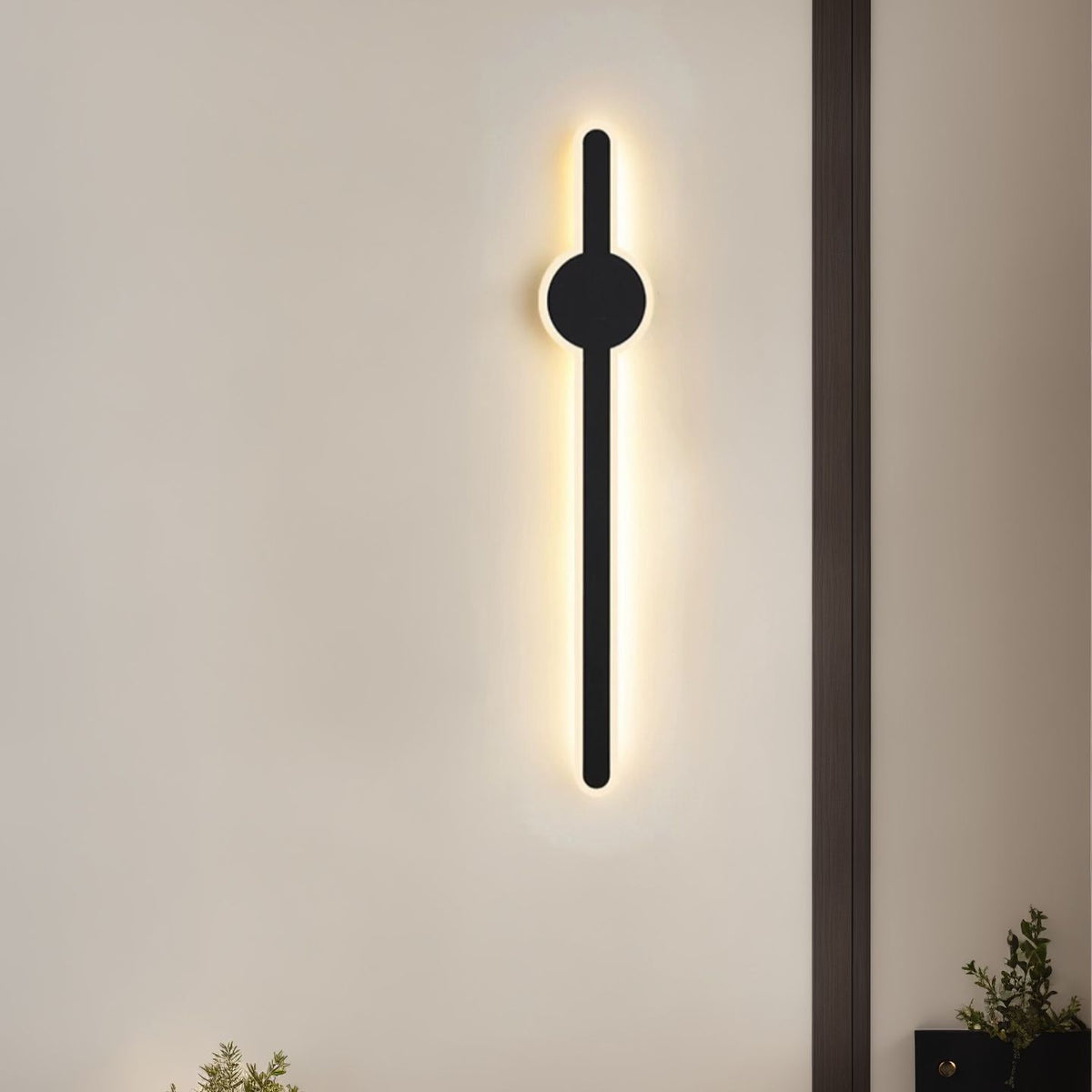 Бра Figure wall black L-40 cm / L-60 cm / L-80 cm 4000K 241018-100003833