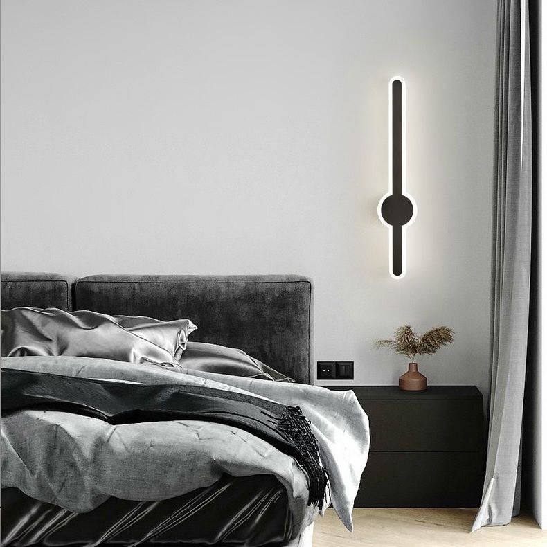 Бра Figure wall black L-40 cm / L-60 cm / L-80 cm 4000K 241018-100003833