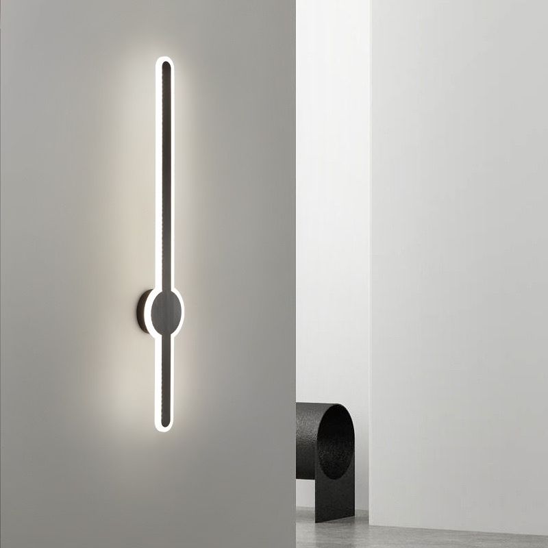 Бра Figure wall black L-40 cm / L-60 cm / L-80 cm 4000K 241018-100003833