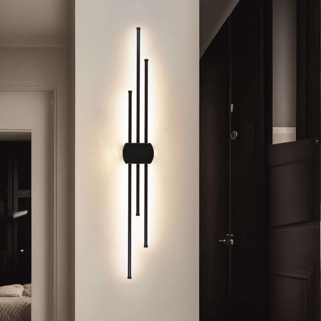 Бра лінійне 3 lines black H-60 cm / H-90 cm /H-120 cm 3000-6000K Led 18-28W 241019-100003881