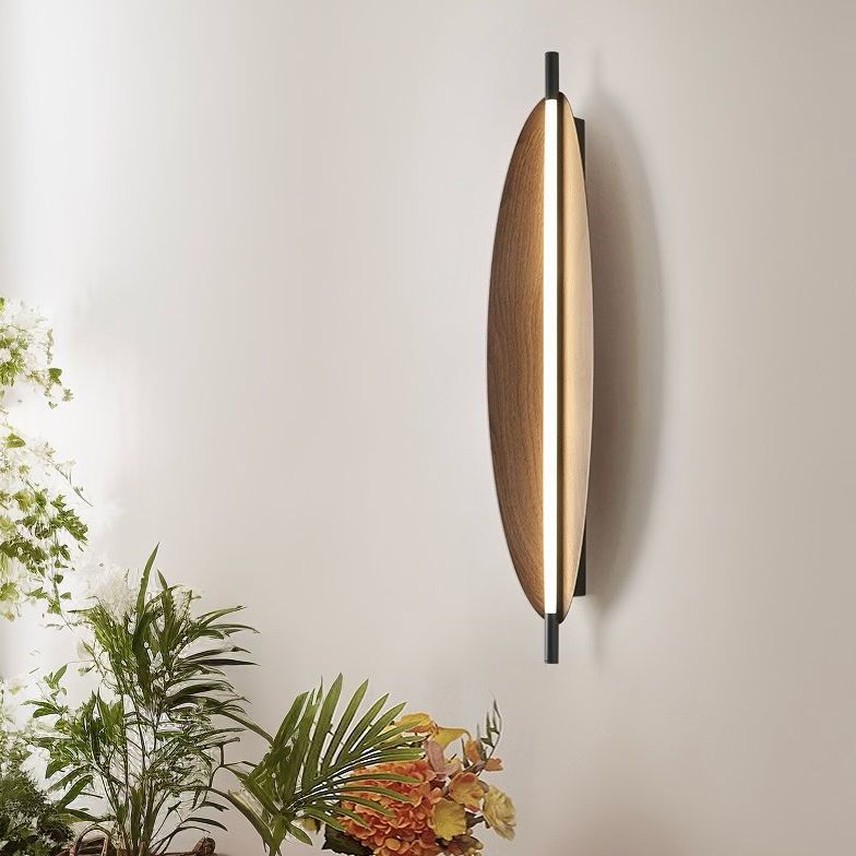Світильник настінний Foli Wooden leaf brown H-40/ H-60/ H-80/ H-100 cm Led 241019-100003884