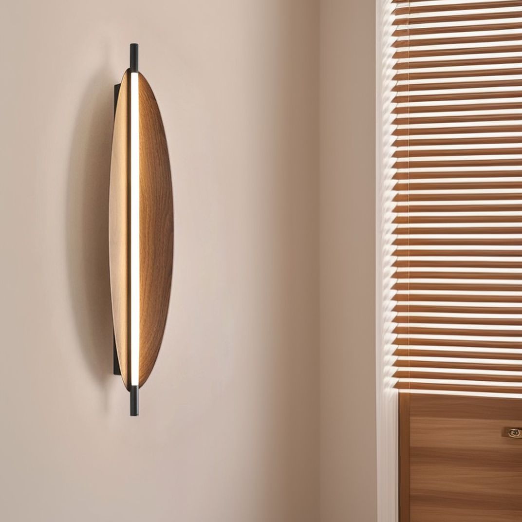 Світильник настінний Foli Wooden leaf brown H-40/ H-60/ H-80/ H-100 cm Led 241019-100003884