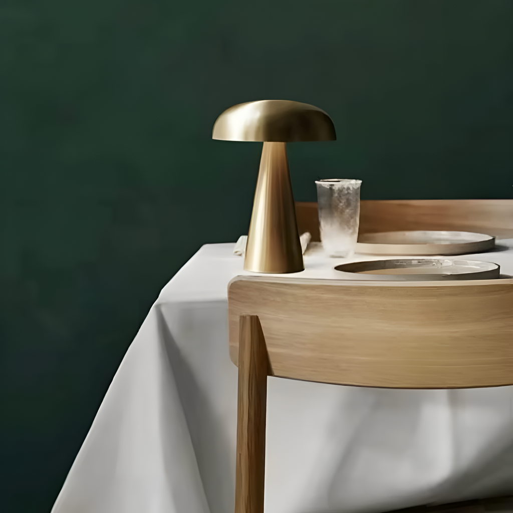 Лампа настільна автономна Mushroom Gold 230666-100003336 – DomoSvet
