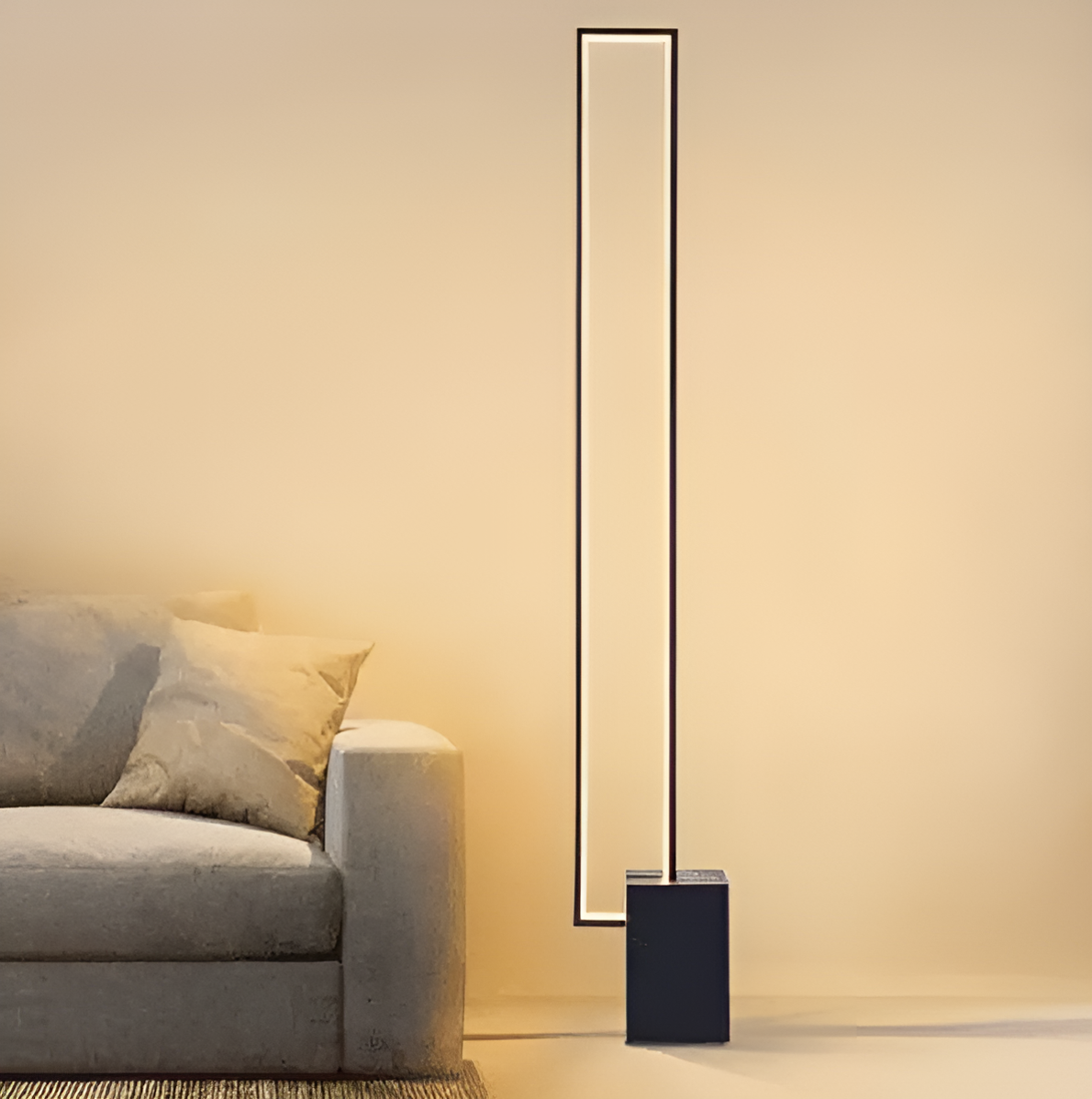 Торшер Geometry H-160cm 48W Black 250558-100004753