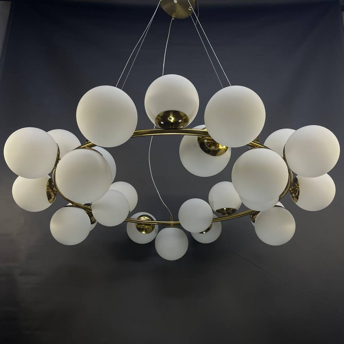 Підвісні люстри золоті D-80 cm / D-90 cm / D-100 cm E27*25 Gold Modo 251188-100006524